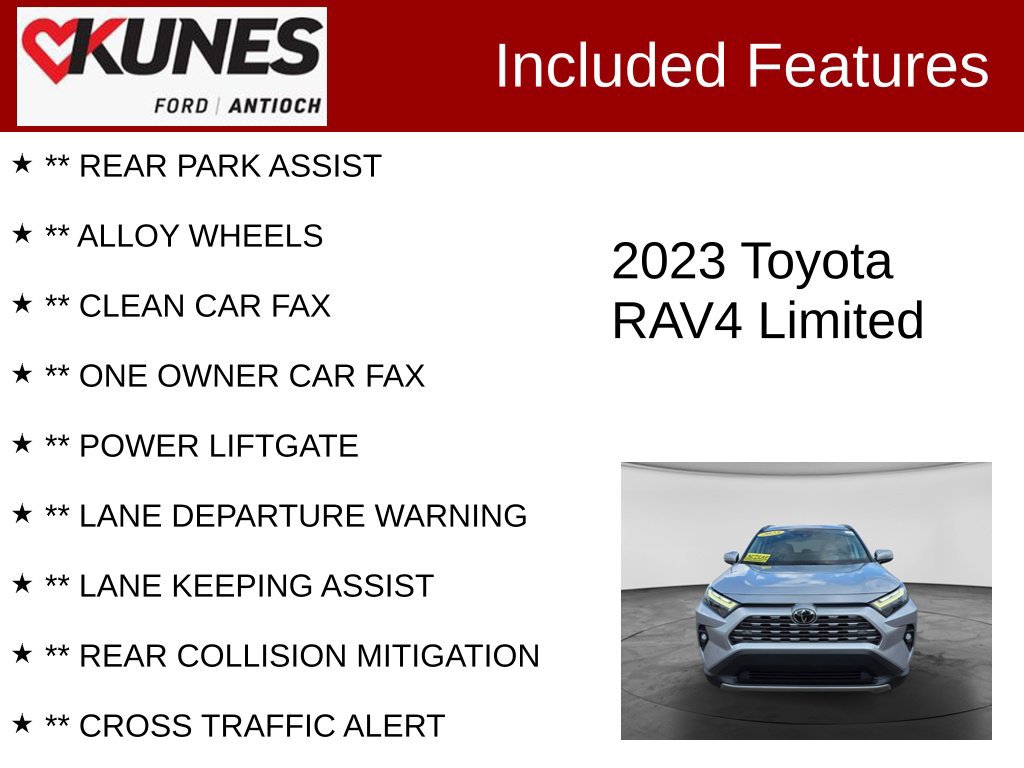 Used 2023 Toyota RAV4 Limited w/ Limited Grade Weather Package AWD/4WD image 4
