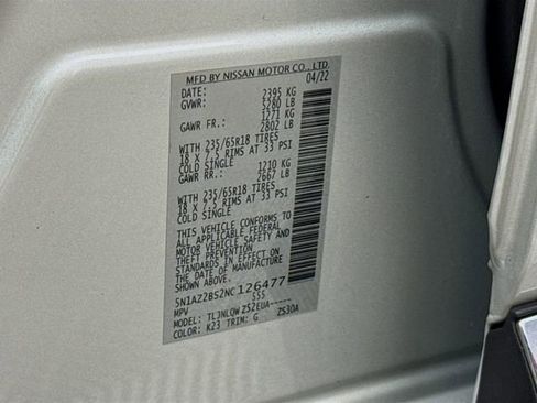 Certified 2022 Nissan Murano SV image 32