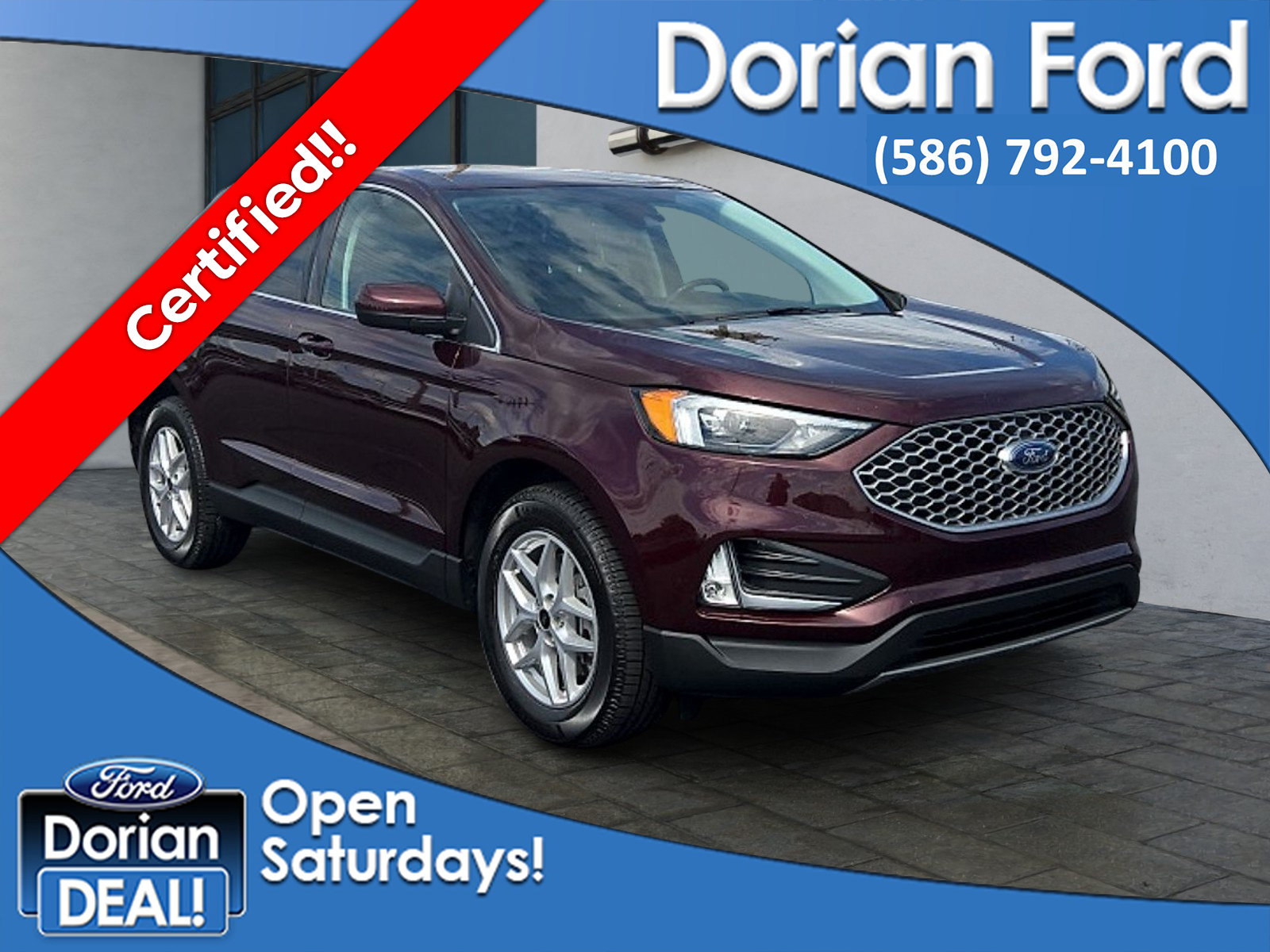 Certified 2024 Ford Edge SEL w/ Convenience Package AWD/4WD image 1