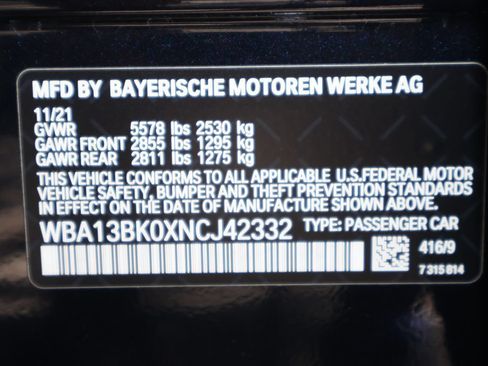 Used 2022 BMW M550i xDrive w/ Executive Package AWD/4WD image 28