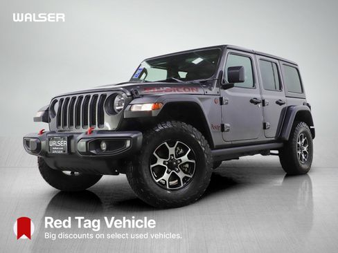 Used 2021 Jeep Wrangler Unlimited Rubicon w/ Safety Group AWD/4WD image 1