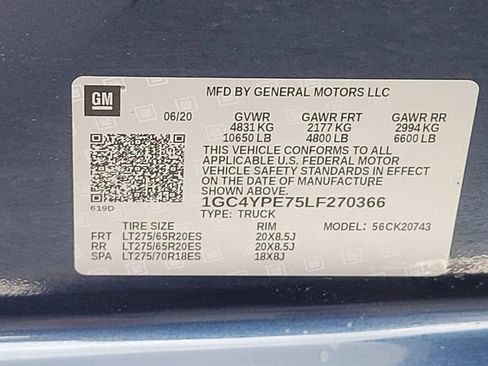 Certified 2020 Chevrolet Silverado 2500 LTZ w/ LTZ Premium Package AWD/4WD image 17