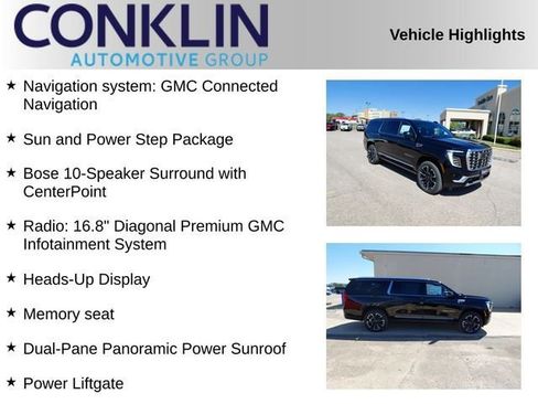 New 2026 GMC Yukon XL Denali w/ Sun & Power Step Package AWD/4WD image 2