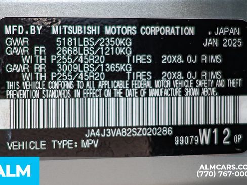 Used 2025 Mitsubishi Outlander SE FWD image 61