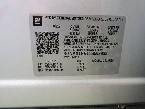 Used 2020 Chevrolet Equinox LT w/ Driver Convenience Package image 33