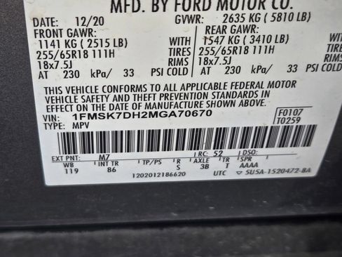 Used 2021 Ford Explorer XLT RWD image 12