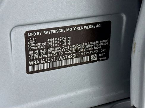 Used 2018 BMW 530i xDrive image 32