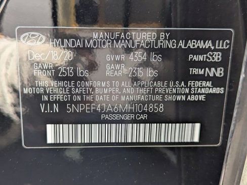 Used 2021 Hyundai Sonata SEL w/ Convenience Package FWD image 28