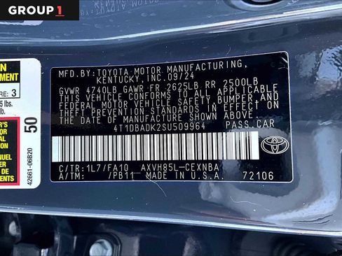 Certified 2025 Toyota Camry LE image 37