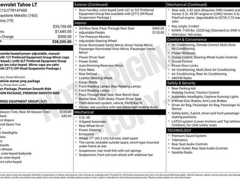 Used 2007 Chevrolet Tahoe LT RWD image 85