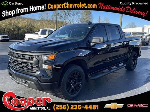 Certified 2024 Chevrolet Silverado 1500 Custom w/ Turbomax Blackout Package image 1