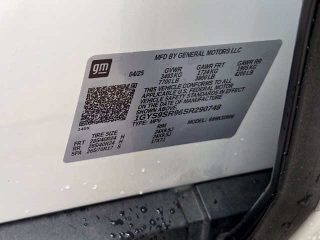 Used 2025 Cadillac Escalade ESV V w/ LPO, ONYX Package AWD/4WD image 30