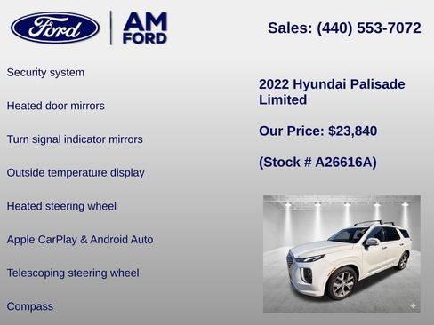 Used 2022 Hyundai Palisade Limited AWD/4WD image 18