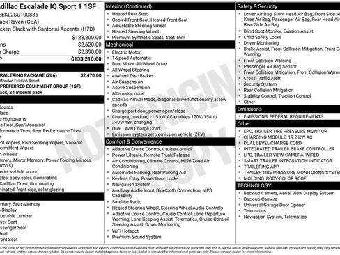 New 2025 Cadillac Escalade IQ Sport 1 w/ Smart Trailering package image 4