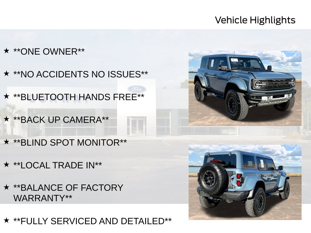 Certified 2025 Ford Bronco Raptor AWD/4WD image 6