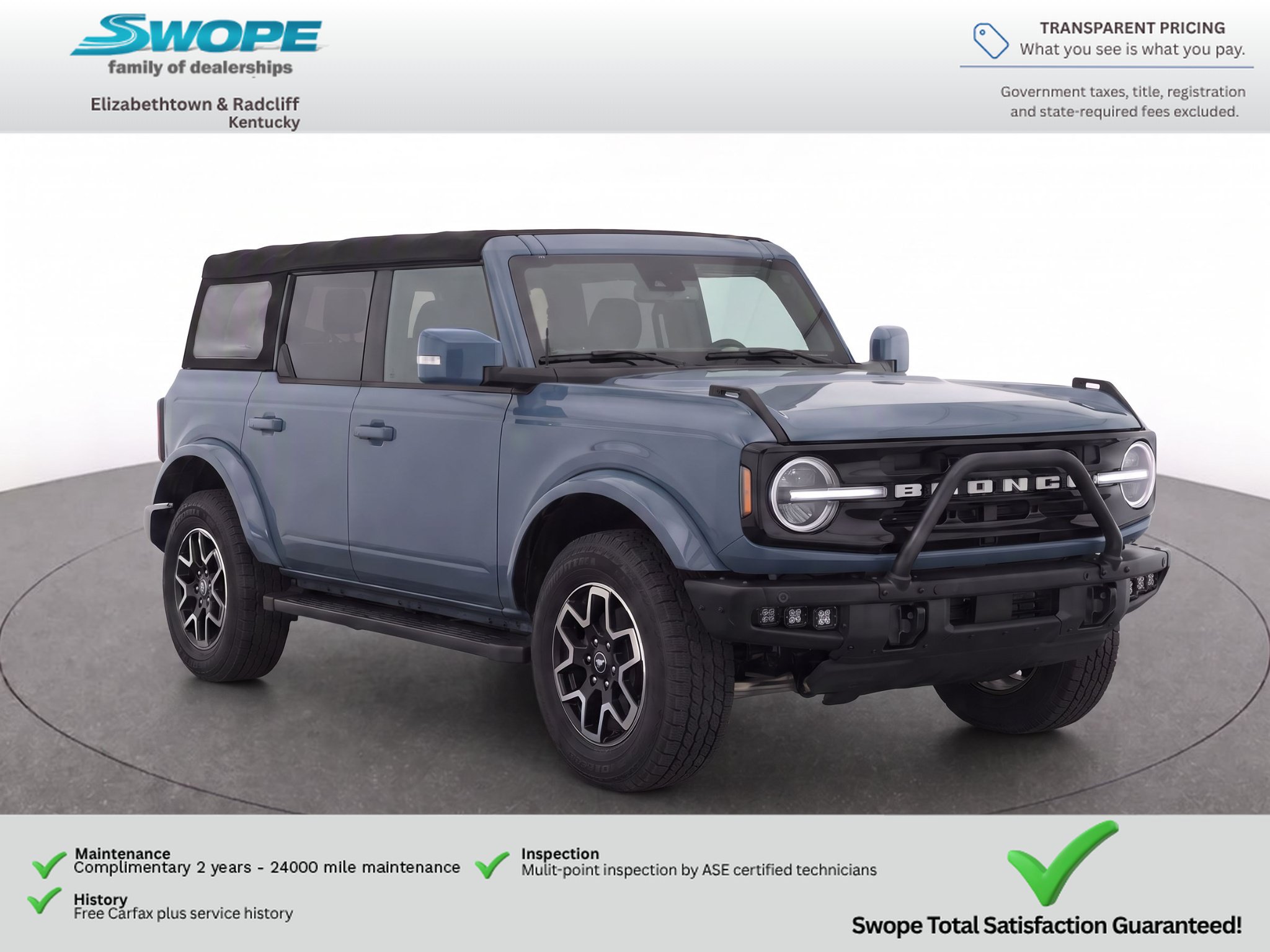Used 2022 Ford Bronco Outer Banks AWD/4WD image 3