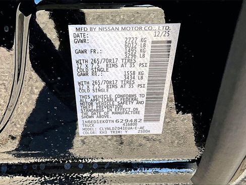 New 2026 Nissan Frontier PRO-4X w/ Pro Premium Package image 8