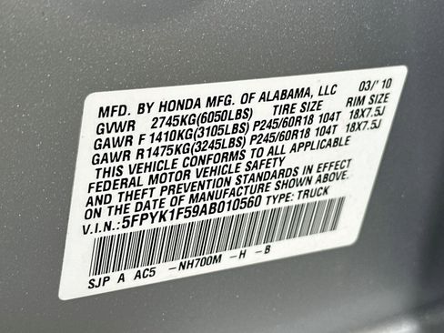 Used 2010 Honda Ridgeline RTL image 30