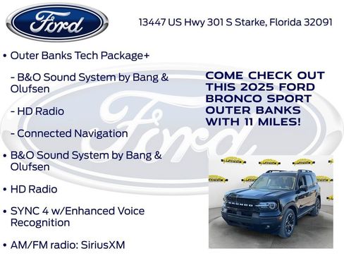 New 2025 Ford Bronco Sport Outer Banks w/ Outer Banks Tech Package+ image 15