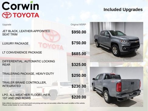 Used 2022 Chevrolet Colorado LT w/ Luxury Package image 4