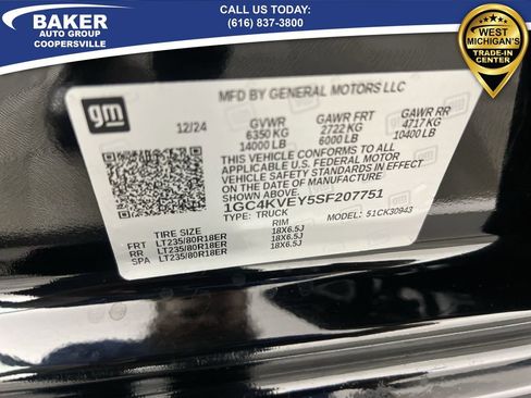 Used 2025 Chevrolet Silverado 3500 High Country w/ Technology Package image 33