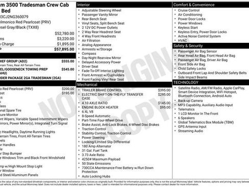 Used 2022 RAM 3500 Tradesman w/ Snow Chief Group AWD/4WD image 38