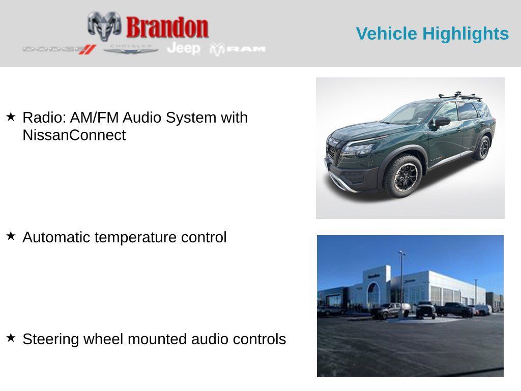Used 2025 Nissan Pathfinder Rock Creek AWD/4WD image 2