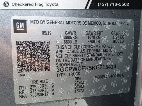 Used 2019 Chevrolet Silverado 1500 LT w/ Texas Edition image 20