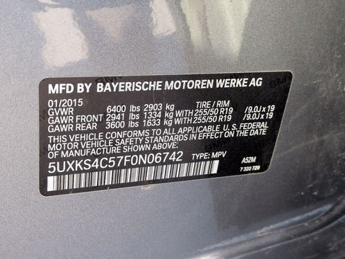 Used 2015 BMW X5 xDrive35d image 32