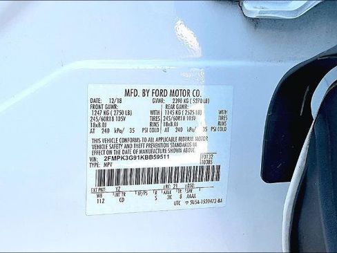 Certified 2019 Ford Edge SE FWD image 33