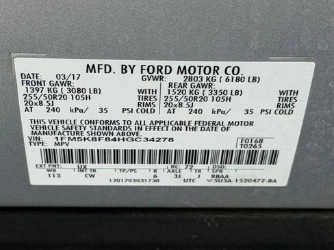 Used 2017 Ford Explorer Limited AWD/4WD image 28