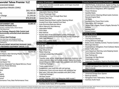 Used 2017 Chevrolet Tahoe Premier image 5