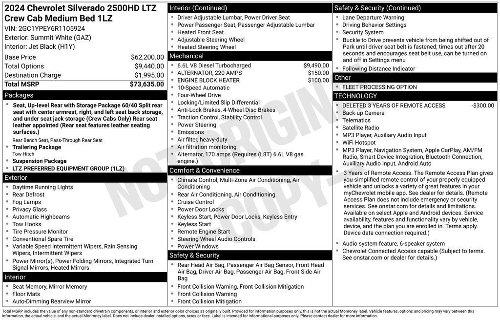 Used 2024 Chevrolet Silverado 2500 LTZ AWD/4WD image 9