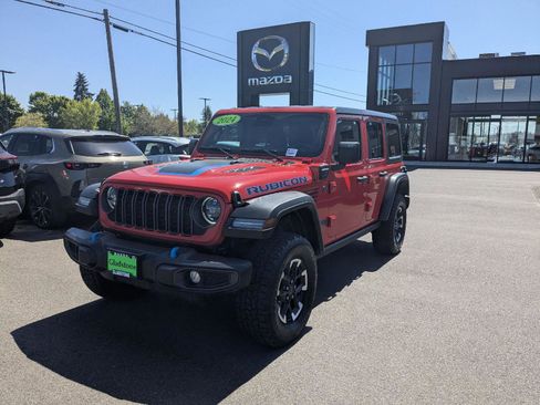 Used 2024 Jeep Wrangler Unlimited Rubicon 4xe AWD/4WD image 1