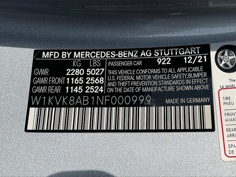 Certified 2022 Mercedes-Benz SL 55 AMG SL 55 AMGﾮ image 24