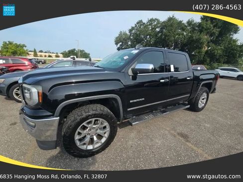 Used 2018 GMC Sierra 1500 SLT w/ Enhanced Driver Alert Package RWD image 1
