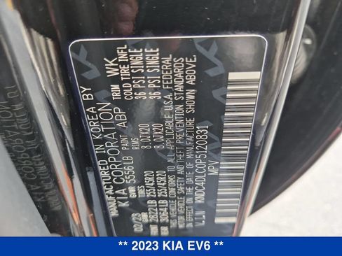 Used 2023 Kia EV6 GT-Line w/ GT-Line Suede Seat Package AWD/4WD image 36