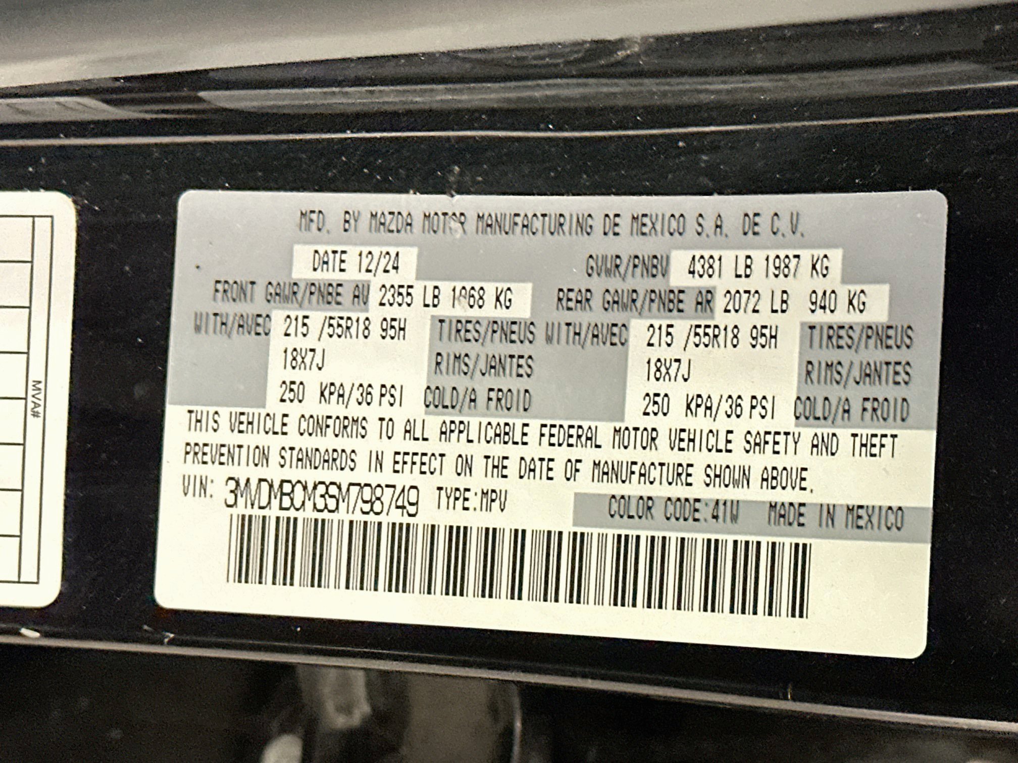Used 2025 MAZDA CX-30 AWD 2.5 S w/ Preferred Package image 12