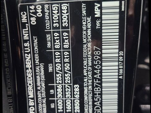 Used 2015 Mercedes-Benz ML 350 4MATIC image 3