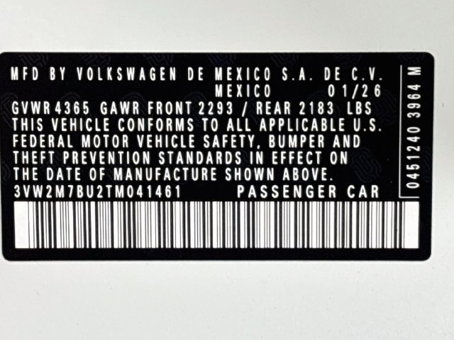 Certified 2026 Volkswagen Jetta GLI Autobahn FWD image 34