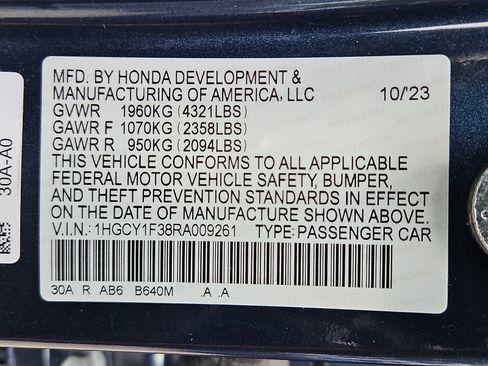 Used 2024 Honda Accord EX image 30