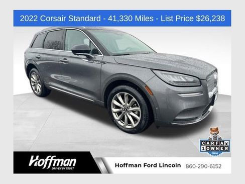 Certified 2022 Lincoln Corsair Standard w/ Premium Package image 1