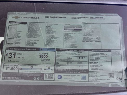 New 2026 Chevrolet TrailBlazer LT w/ Midnight Edition FWD image 18