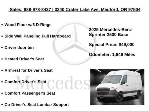 Used 2025 Mercedes-Benz Sprinter 2500 image 20