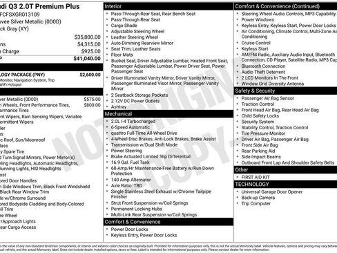 Used 2016 Audi Q3 2.0T Premium Plus w/ Technology Package image 3