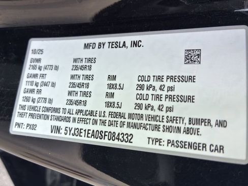 Used 2025 Tesla Model 3 Long Range RWD image 16