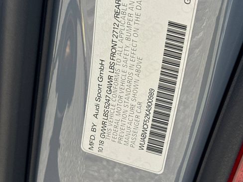 Used 2019 Audi RS 5 Sportback w/ Black Optic Carbon Package AWD/4WD image 28