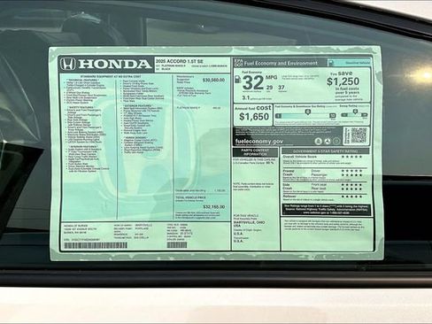 New 2025 Honda Accord SE image 26