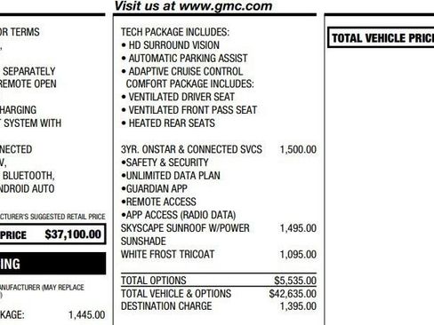 Used 2023 GMC Terrain Denali w/ Denali Premium Package AWD/4WD image 2