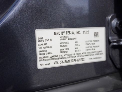 Used 2023 Tesla Model S Plaid AWD/4WD image 40